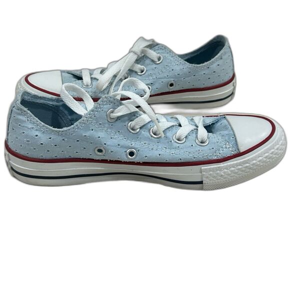 Converse Sneakers Women’s Size 5 Fountain Blue Chuck Taylor All Star Low Top - Picture 11 of 12